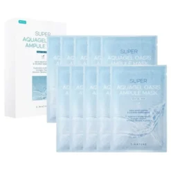 S. Nature Super Aquagel Oasis Ampule Mask, maska żelowa na twarz, 10 x 30 ml