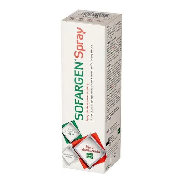 Sofargen, spray na skórę, 125 ml