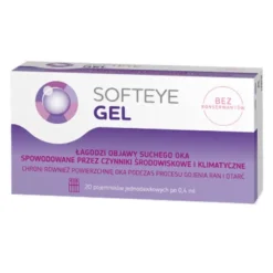 Softeye Gel, żel do oczu w pojemnikach jednodawkowych, 0,4 ml x 20