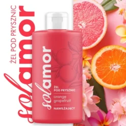 Solamor, żel pod prysznic, Orange Grapefruit, 500 ml