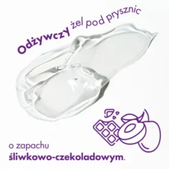 Solamor, żel pod prysznic, Plum Chocolate, 500 ml