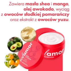 Solamor, maska do włosów, Orange Grapefruit, 200 ml