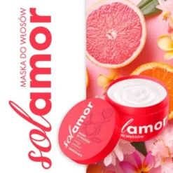 Solamor, maska do włosów, Orange Grapefruit, 200 ml