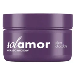 Solamor, maska do włosów, Plum Chocolate, 200 ml