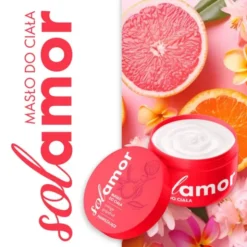 Solamor, masło do ciała, Orange Grapefruit, 200 ml