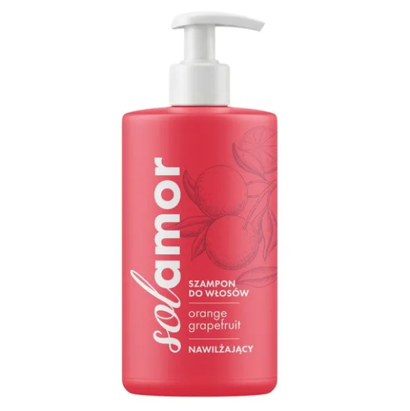 Solamor, szampon do włosów, Orange Grapefruit, 500 ml