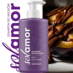 Solamor, szampon do włosów, Plum Chocolate, 500 ml