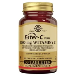 Solgar Ester-C Plus 1000 mg Witaminy C, tabletki, 30 szt.
