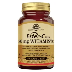 Solgar Ester-C Plus, 500 mg witaminy C, kapsułki, 50 szt.