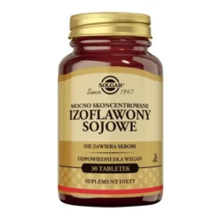 Solgar Izoflawony Sojowe silnie skoncentrowane, tabletki, 30 szt.