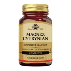 Solgar Magnez Cytrynian, tabletki, 60 szt.