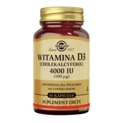 Solgar Witamina D3 4000 IU, kapsułki, 60 szt.
