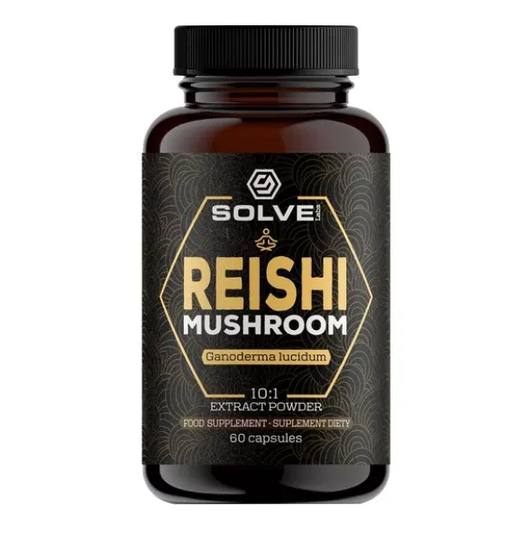 Solve Labs Reishi Mushroom, kapsułki, 60 szt.