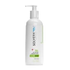 Solverx Acne Skin, żel do mycia i demakijażu twarzy i oczu, 200 ml