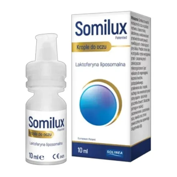 Somilux, krople do oczu z laktoferyną, 10 ml