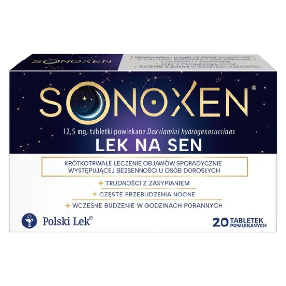Sonoxen, 12,5 mg, tabletki powlekane, 20 szt.