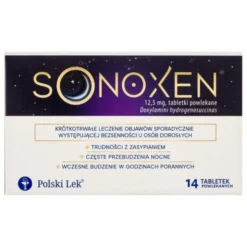 Sonoxen, 12,5 mg, tabletki powlekane, 14 szt.