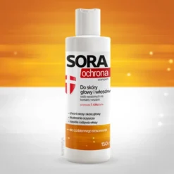 Sora, szampon do skóry głowy i włosów osób narażonych na kontakt z wszami, 150 ml