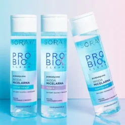 Soraya Probio Clean, woda micelarna probiotyczna, nawilżająca do cery normalnej i suchej, 250 ml