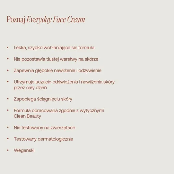 Sord Everyday Face Cream, lekki nawilżający krem do twarzy dla mężczyzn, 50 ml