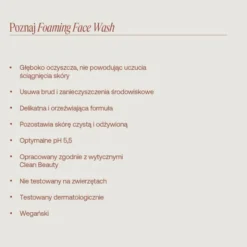 Sord Foaming Face Wash, łagodna pianka oczyszczająca dla mężczyzn, 100 ml