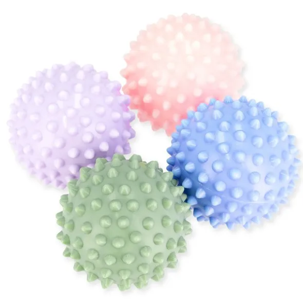Spokey Massage Balls Set, piłki do masażu, sensoryczne, grespi, 4 x 6,5 cm