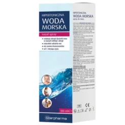 Starpharma, hipertoniczna woda morska, spray, 100 ml