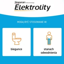 Stoperan, Elektrolity, proszek, smak pomarańczowy, 7 saszetek