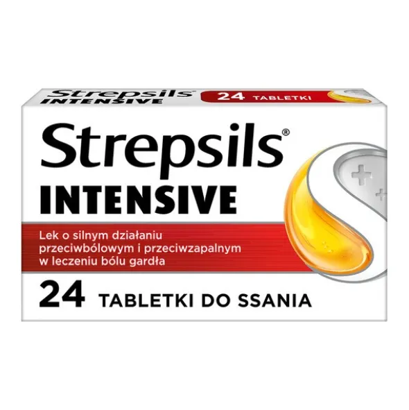 Strepsils Intensive, tabletki do ssania, 24 szt.