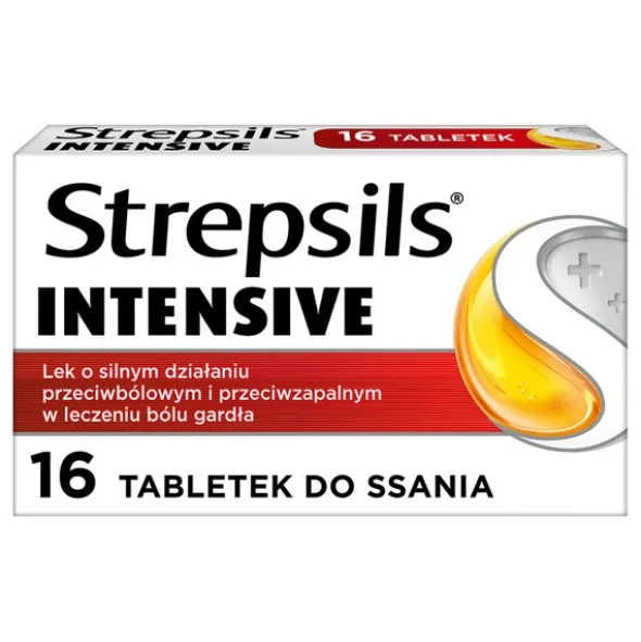Strepsils Intensive, tabletki do ssania, 16 szt.