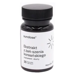 Sundose Ekstrakt z żeń-szenia koreańskiego, kapsułki twarde, 30 szt.