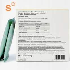 Sundose Everyday For Skin Anti-Aging, saszetki z proszkiem, smak jabłko-limonka, 15 szt.