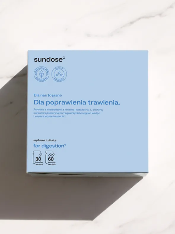 Sundose For Digestion, kapsułki, 30 szt. + 60 szt.