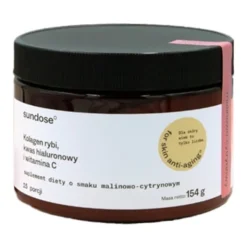 Sundose For Skin Anti - Aging Kolagen, proszek, smak malinowo - cytrynowy, 154 g