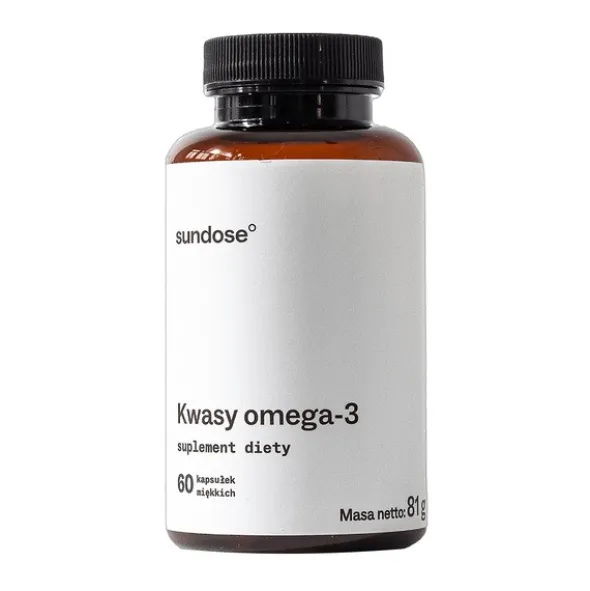 Sundose Kwasy Omega-3, kapsułki miękkie, 60 szt.