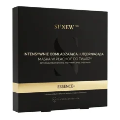 SunewMed+ Essence+, intensywnie odmładzająca i ujędrniająca maska w płachcie do twarzy, 4 szt.