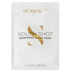 Sunew Med+ Youth Shot, maska w płachcie do twarzy regenerująca + glow, 1 szt.