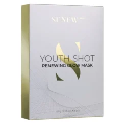 Sunew Med+ Youth Shot, maska w płachcie do twarzy regenerująca + glow, 6 szt.