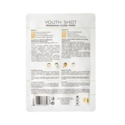 Sunew Med+ Youth Shot, maska w płachcie do twarzy regenerująca + glow, 6 szt.