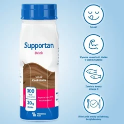 Supportan Drink o smaku czekolady, 4 x 200 ml