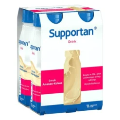 Supportan Drink, płyn o smaku ananas kokos, 4 x 200 ml