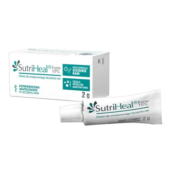 SutriHeal® Forte 10%, maść do gojenia ran, 2 g