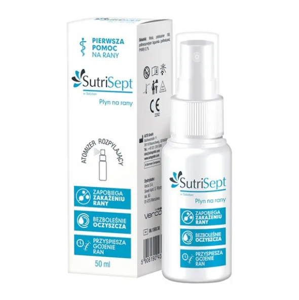 SutriSept, płyn na rany, 50 ml