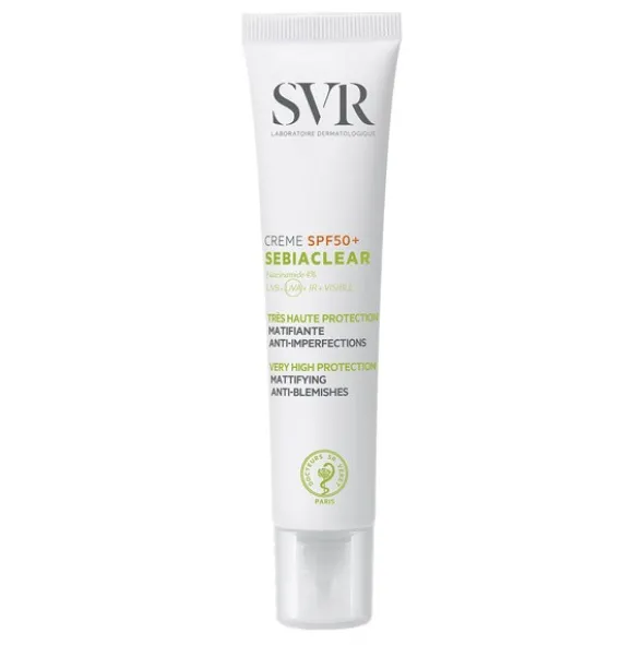 SVR Sebiaclear Creme SPF 50+, krem matujący, 40 ml