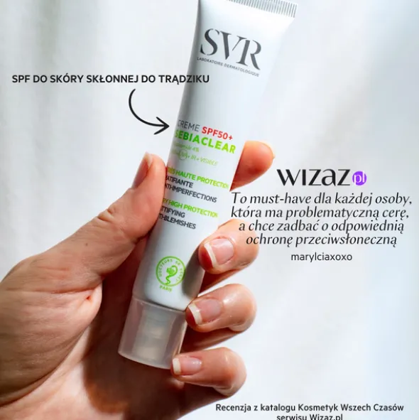 SVR Sebiaclear Creme SPF 50+, krem matujący, 40 ml