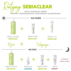 SVR Sebiaclear Hydra, regenerujący krem nawilżający, 40 ml