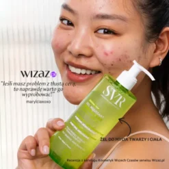 SVR Sebiaclear, złuszczający żel do mycia przeciwdziałający niedoskonałościom, 400 ml