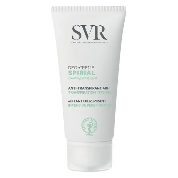 SVR Spirial Creme, antyperspirant w kremie 48h, 50 ml