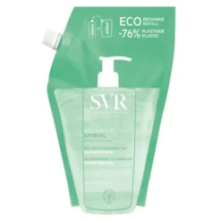 SVR Spirial Deo-douche, dezodorujący żel do mycia ciała i włosów, refill, 400 ml