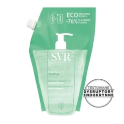 SVR Spirial Deo-douche, dezodorujący żel do mycia ciała i włosów, refill, 400 ml